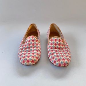 Stubbs & Wootton Needlepoint Loafers Flats 8